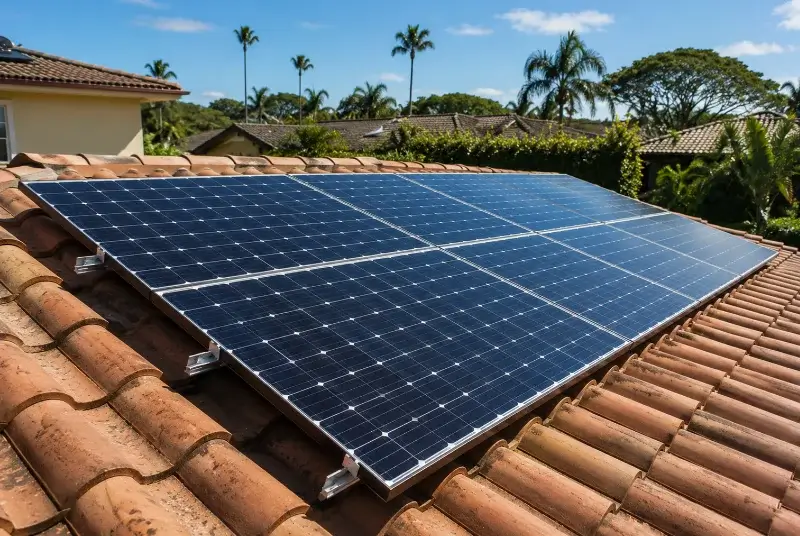 Installation de panneaux solaires à Affoux